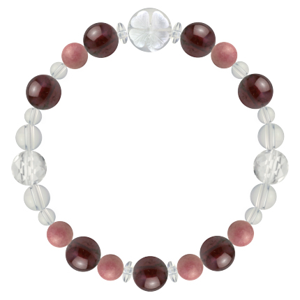 愛情のバランスをとる | ガーネット・ロードナイト・水晶（クォーツ