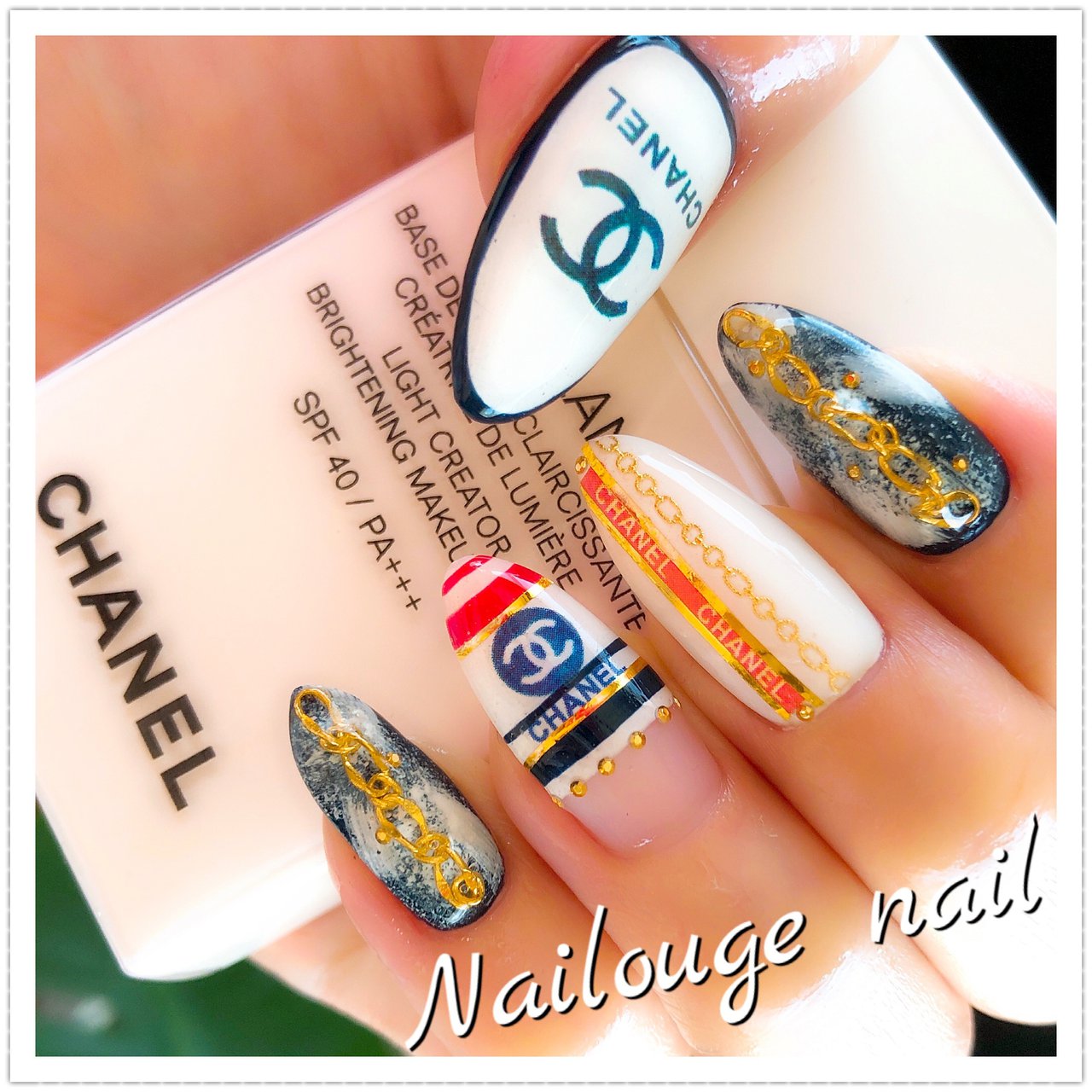 夏/デート/女子会/ハンド/チェーン - nailsalon_Nailougeのネイル