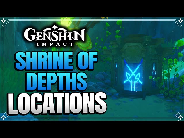 All Fontaine Hydro Shrine Of Depths Locations Part 1 + How to get