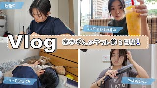 ☆Vlog☆ Akipon is motivated this time! Two days before the test