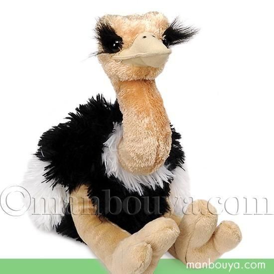 ワイルドリパブリック ぬいぐるみ ダチョウ 鳥 動物園 おもちゃ 26cm