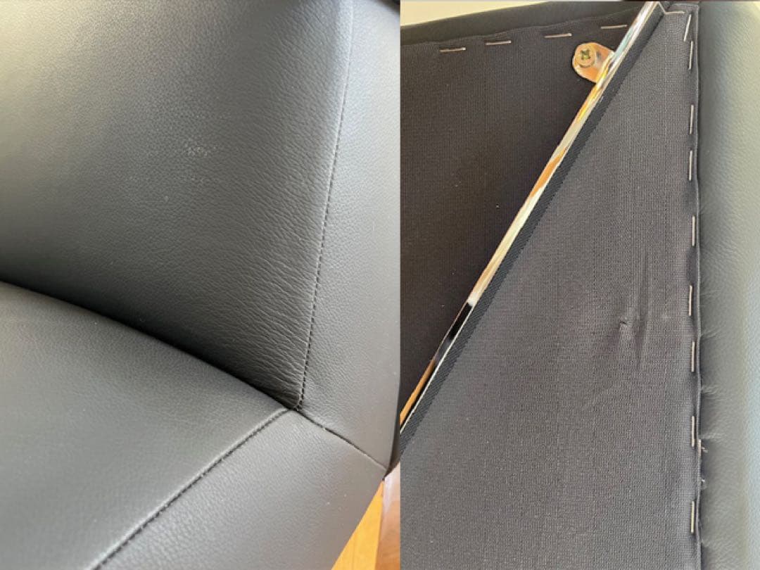 アメリカ ラザール 本革ラウンジチェア ① ミッドセンチュリー