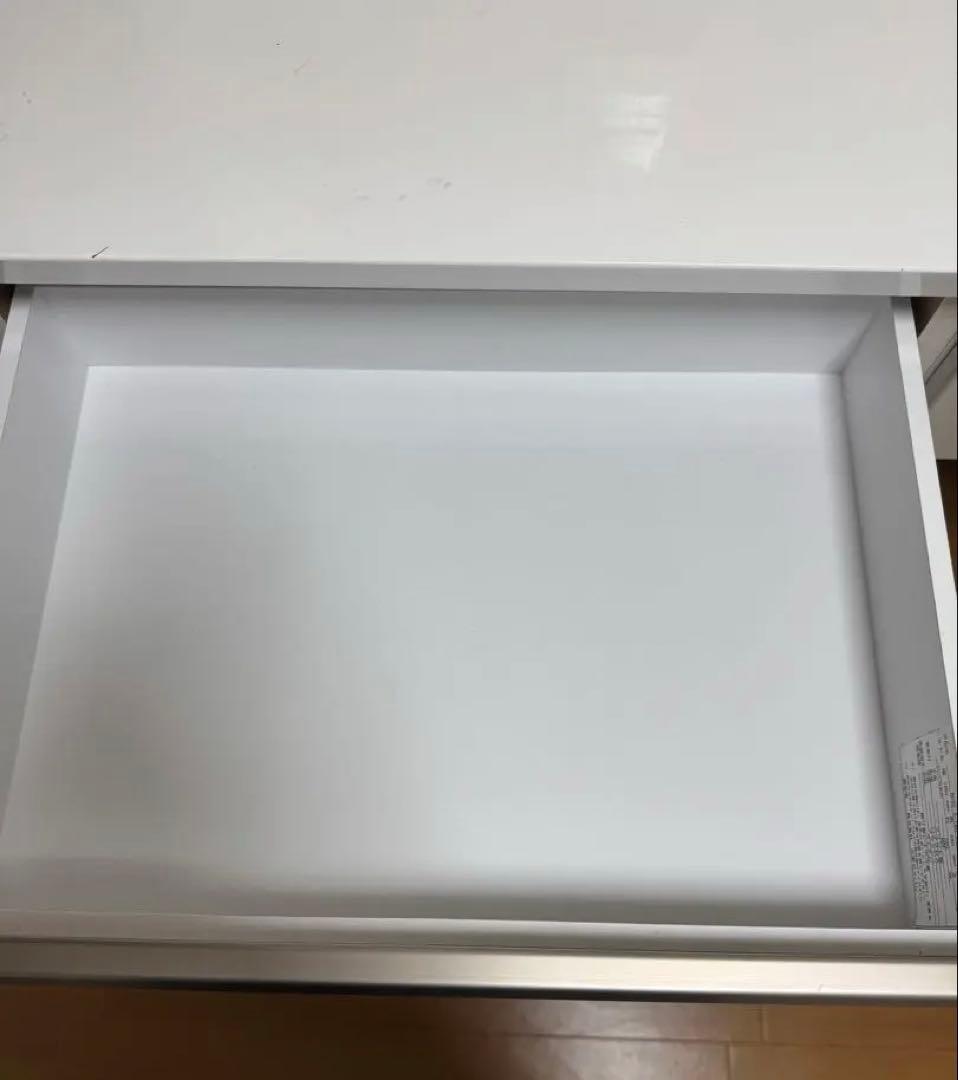 (幅)180cm キッチンボード/チェスト/食器棚/ホワイト